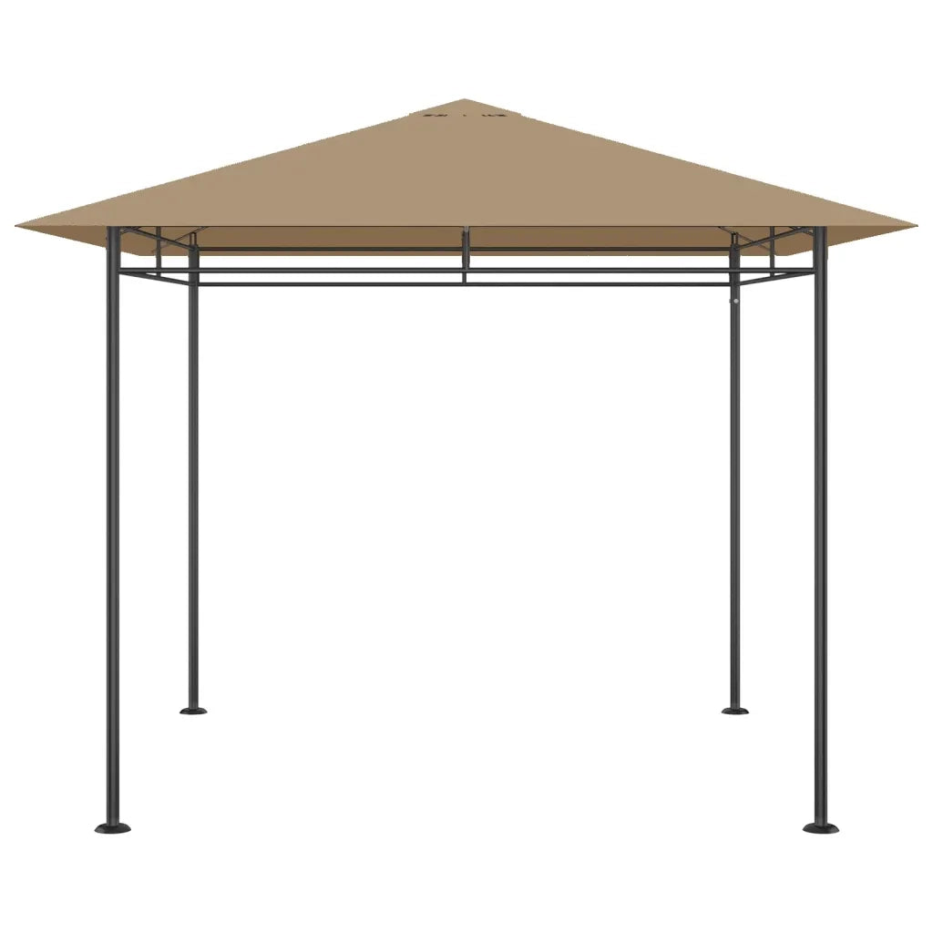 Gazebo | Pergolato 3x3x2,7 m Grigio Talpa 180 g/m2