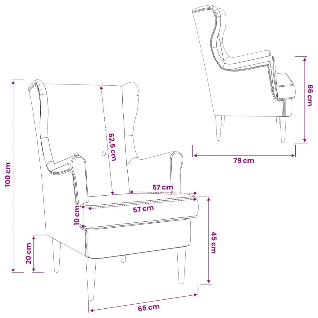 Poltrona-Divano Sedia-Poltroncina Grigio Chiaro ARES