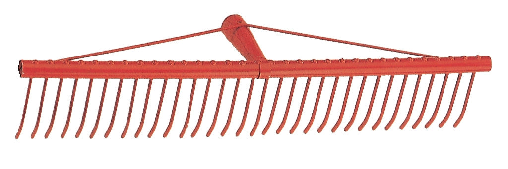 RASTRELLO A 34 DENTI PIATTI IN FERRO P/ERBA 60 CM- 1,0 pz