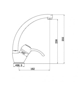 Miscelatore lavello bocca alta Distri