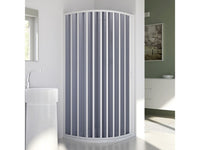 box doccia semicircol. a soffietto gold acrilico cm.70-90x70-90x185 h cod:ferx.vit42584