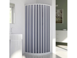 box doccia semicircol. a soffietto gold acrilico cm.70-90x70-90x185 h cod:ferx.vit42584