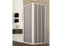 box doccia angolare a soffietto gold acrilico cm.80-100x80-100x185 h cod:ferx.vit42581