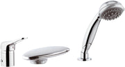 Rubinetto bordo vasca a cascata e doccino remer - serie kiss