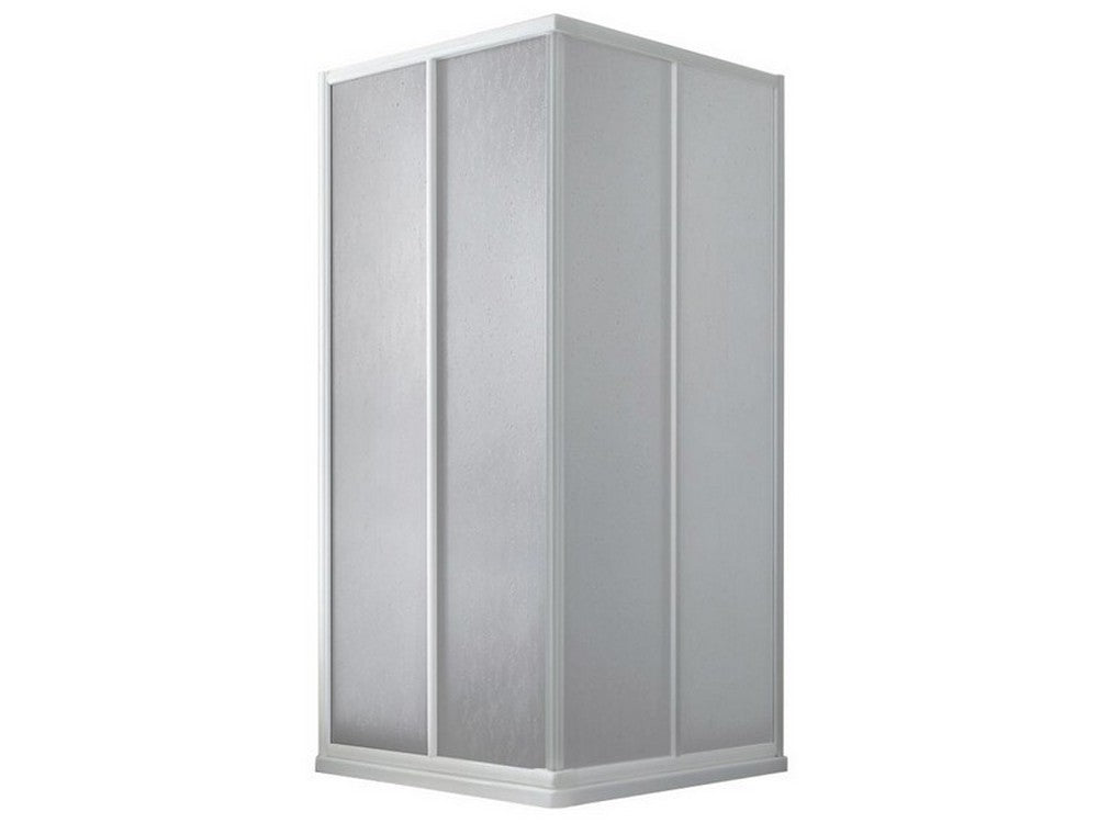 box doccia in acrilico col.bianco cm.65-80x75-90x183 h cod:ferx.vit20292