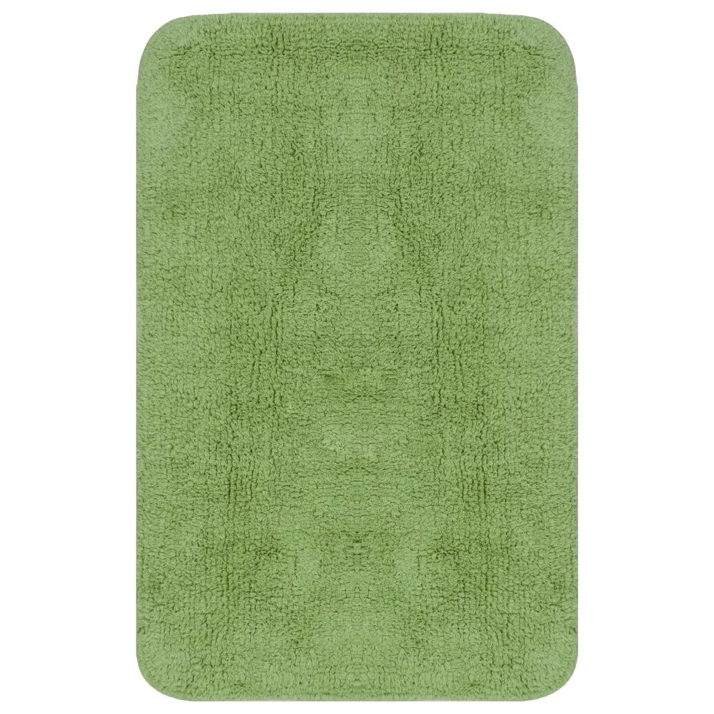 Set Tappetini per Bagno 2 pz in Tessuto Verde CFW8416601