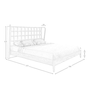 Letto in similpelle verde scuro