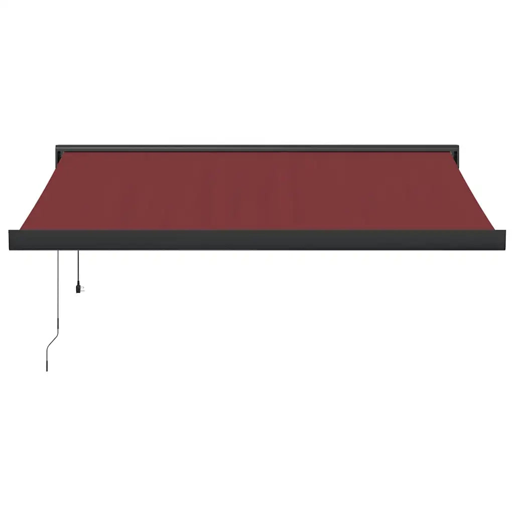 Tenda da Sole Retrattile Automatica Bordò 350x250 cm 3215329