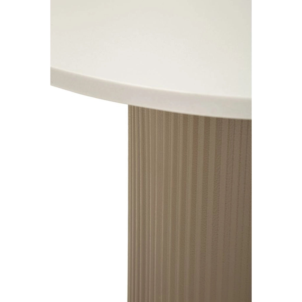 Tavolino VKH1122, Marrone, Marmo Artificiale, 46x48x39 cm