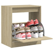 Scarpiera-Scaffale per scarpe Rovere Sonoma 60x42x69 cm in Legno Multistrato