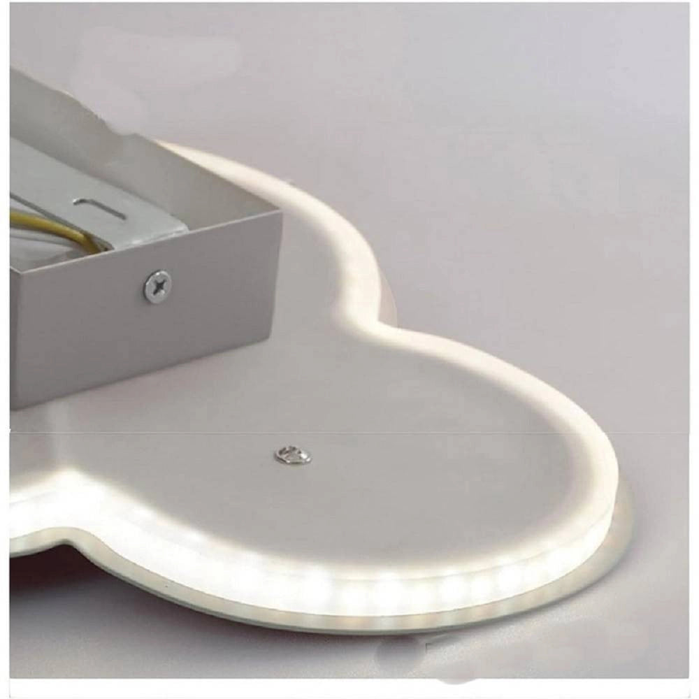 Trade Shop - Applique A Led Forma Nuvola Lampada Da Parete 9 W 3 Colorazione Di Luce Aq28-b3c -
