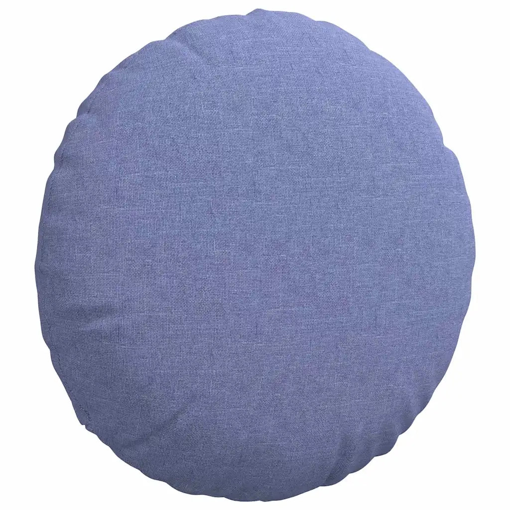 Cuscini per Seduta 2 pcs Blu jeans Ø40 x 13 cm Tessuto