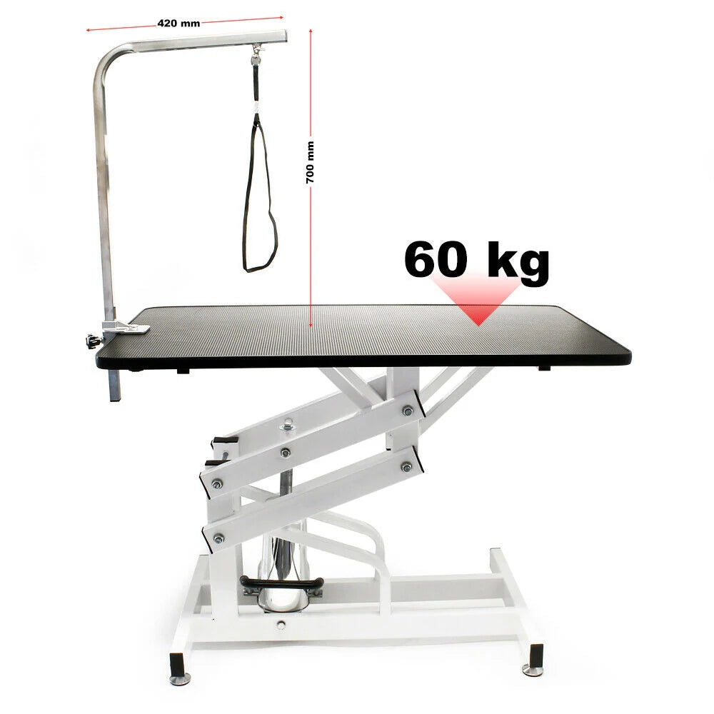 Tavolo da toelettatura idraulico pieghevole per cani e gatti 108 x 60 cm 16_0000534