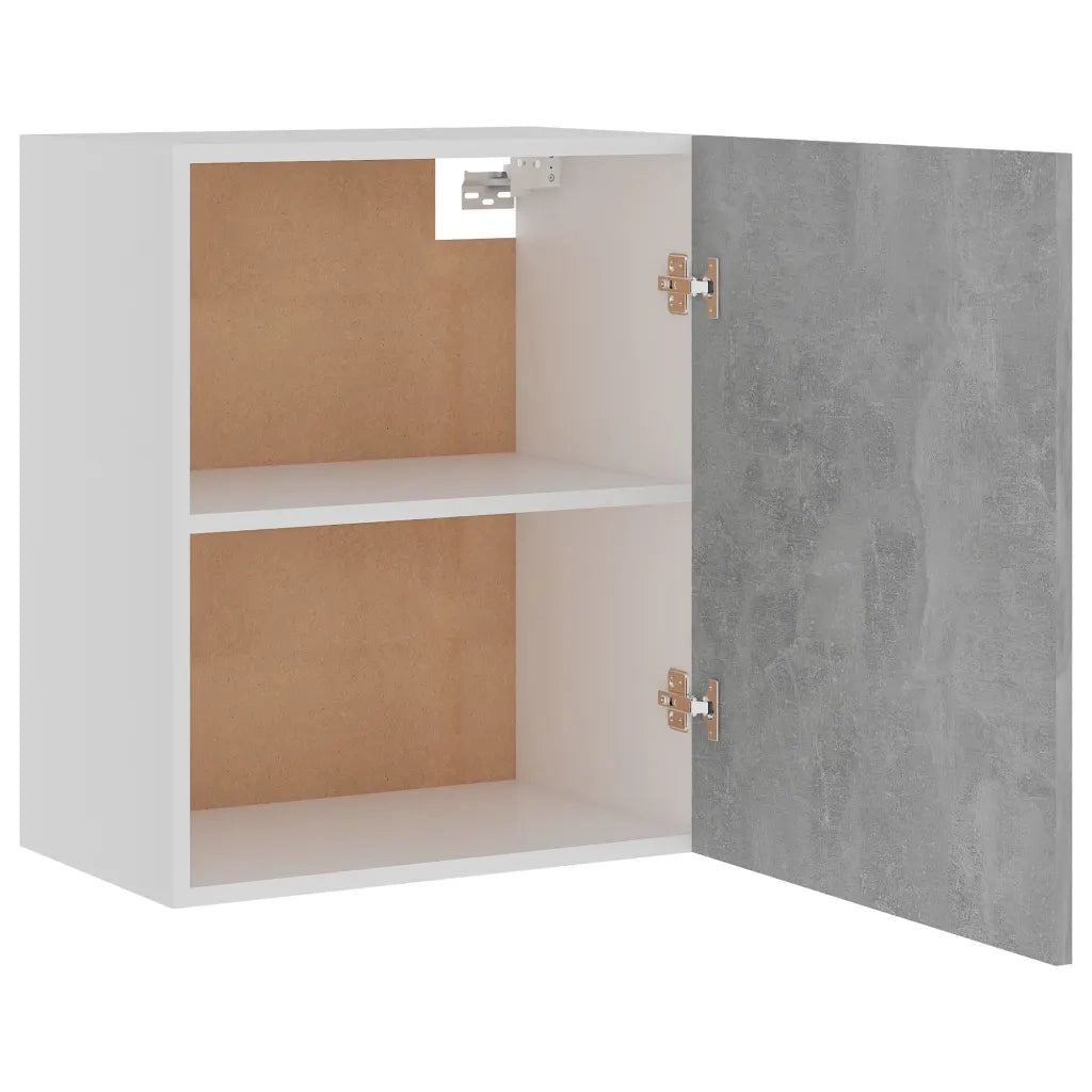 Armadi Sospesi “Lyon” 2 pz Grigo Cemento 50x31x60 cm in 805082