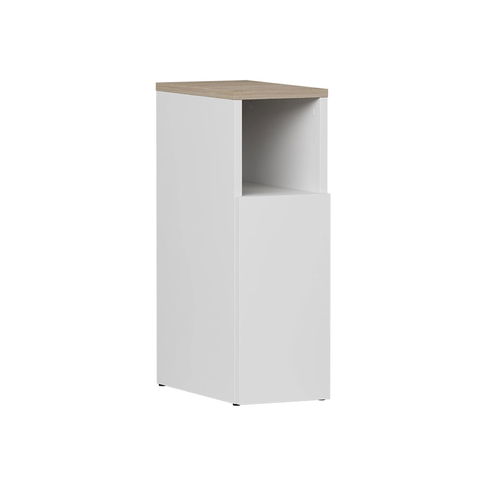 Vicco Comodino camera da letto Bianco/Sonoma 20 x 59.5 cm con 1 porta