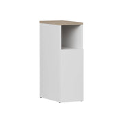 Vicco Comodino camera da letto Bianco/Sonoma 20 x 59.5 cm con 1 porta