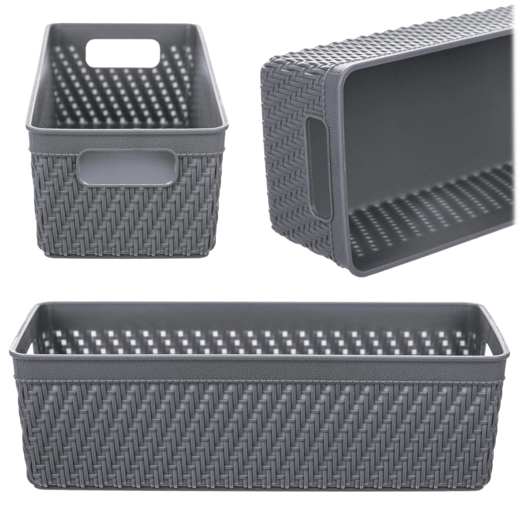 Cestino organizer KADAX, contenitore universale per riporre oggetti, 10x24,5 cm