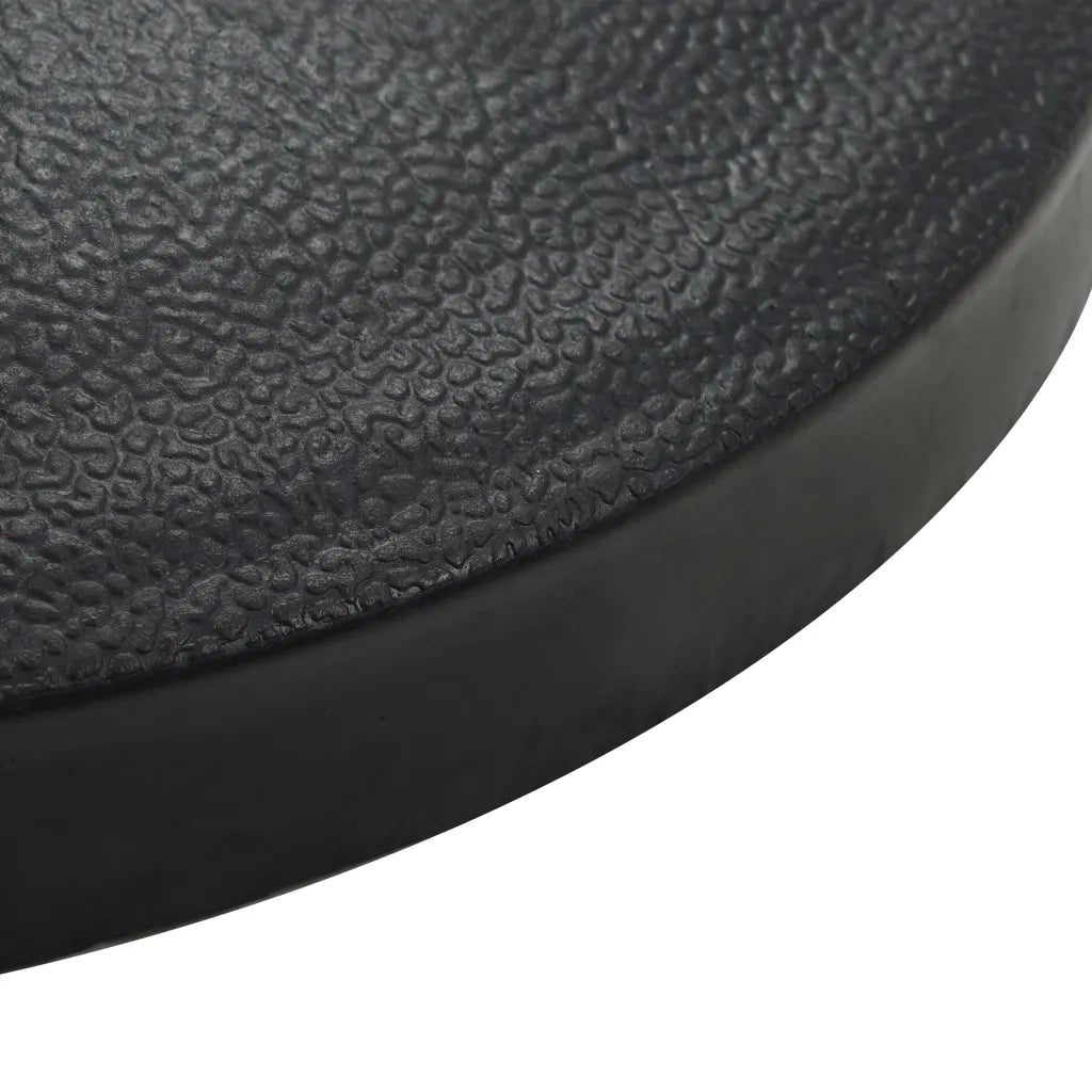 Base per Parasole Rotonda in Poliresina 10 kg Nera 45196
