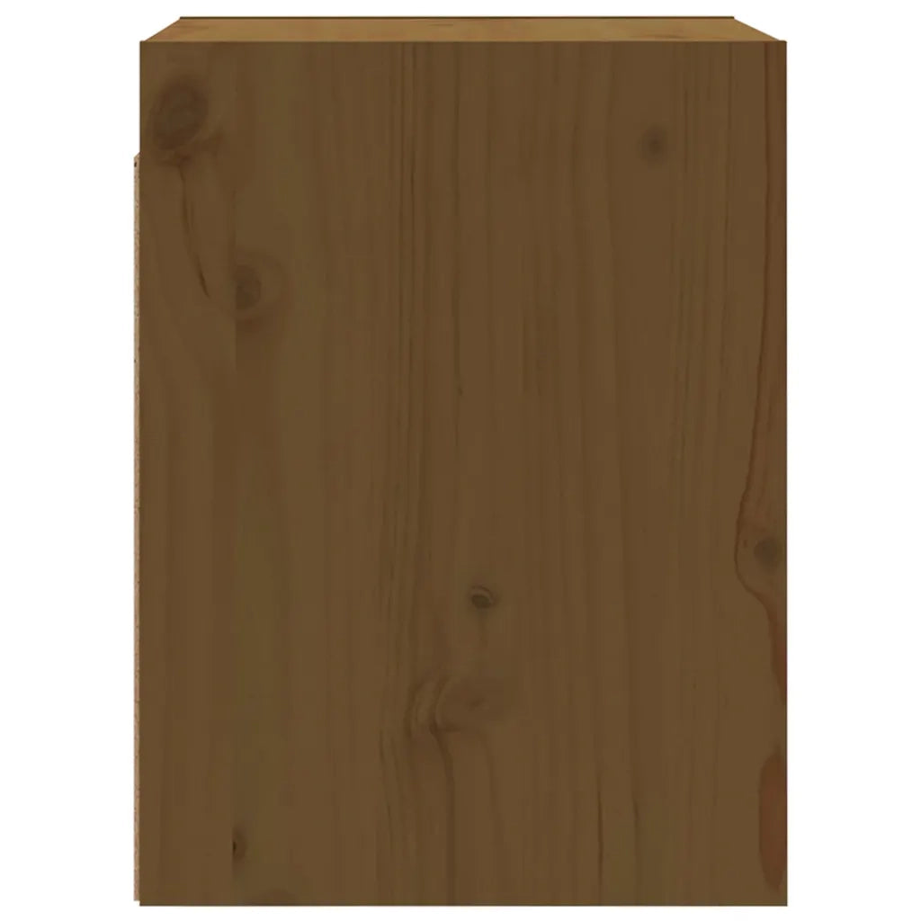 Pensili 2 pz Marrone Miele 30x30x40cm in Legno Massello di Pino cod mxl 32942