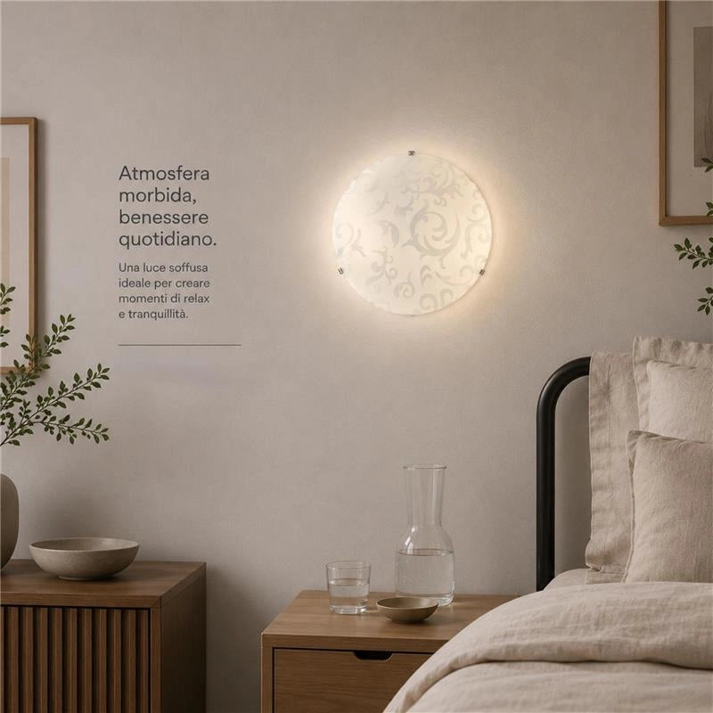 MELISSA LAMPADA PLAFONIERA DA SOFFITTO E27 2 LUCI 40CM