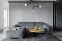 Lampada Da Soffitto Nera Metallo Loft APP736-3C Black