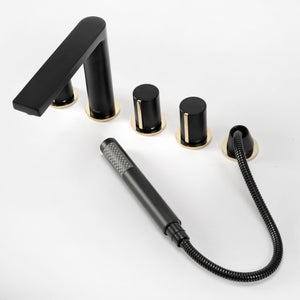 Rubinetto Da Vasca Rea Icon Black Matt