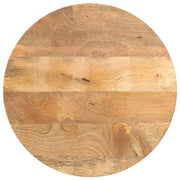 Piano per Tavolo Ã˜ 60x2,5cm Rotondo in Legno Massello di Mangocod mxl 116902
