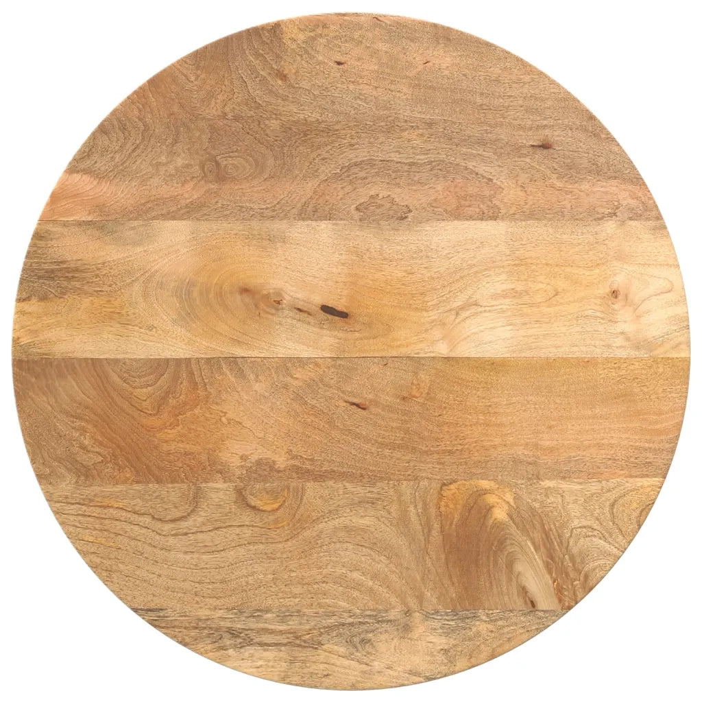 Piano per Tavolo Ã˜ 60x2,5cm Rotondo in Legno Massello di Mangocod mxl 116902