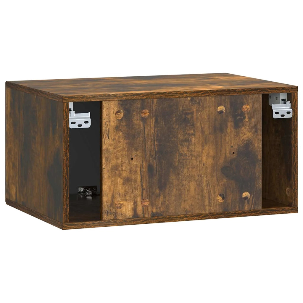 Mobile Porta TV da Muro Rovere Fumo 59,5 x 41 x 30 cm 898170