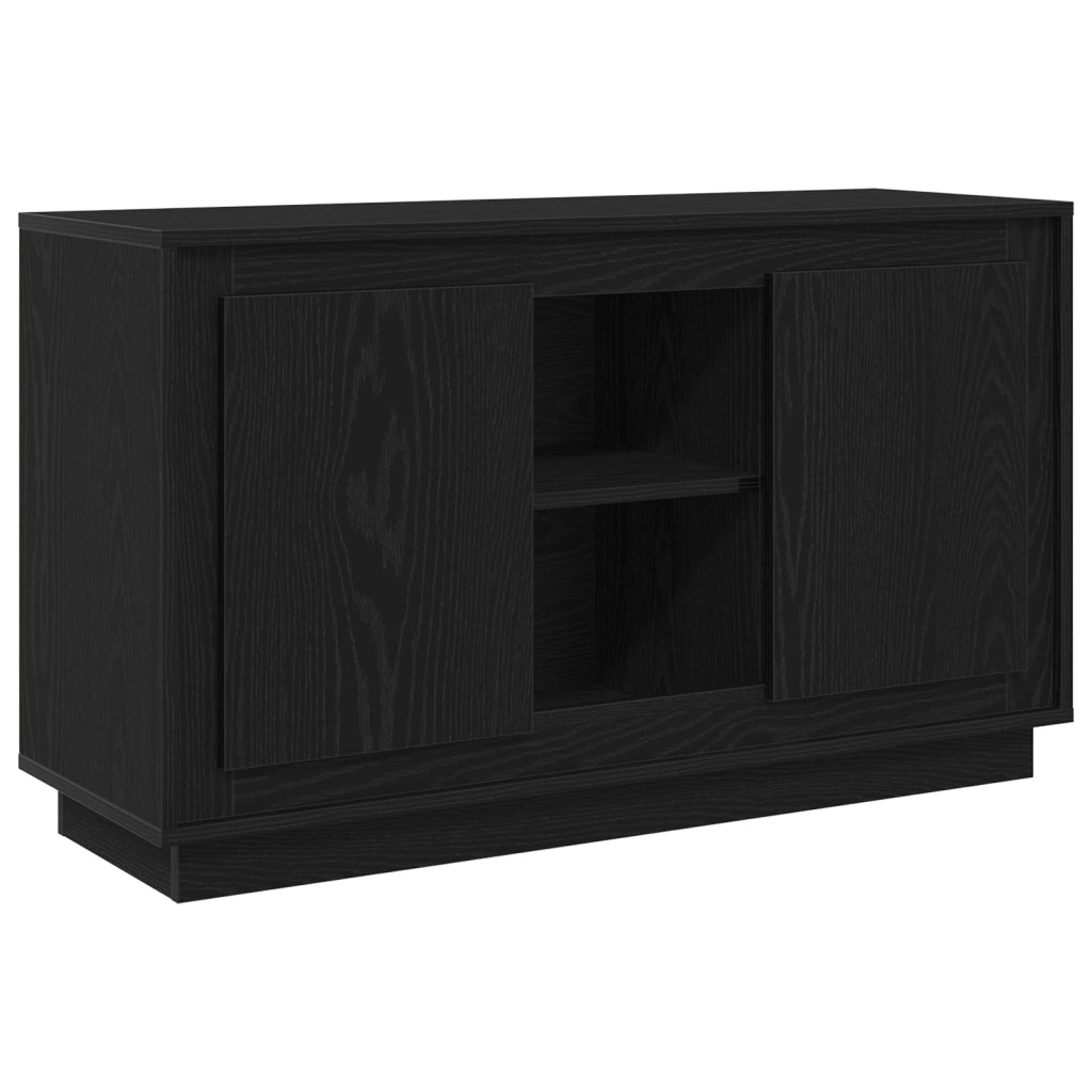 Credenza Rovere Nero 102 x 35 x 60 cm Legno multistrato 862815