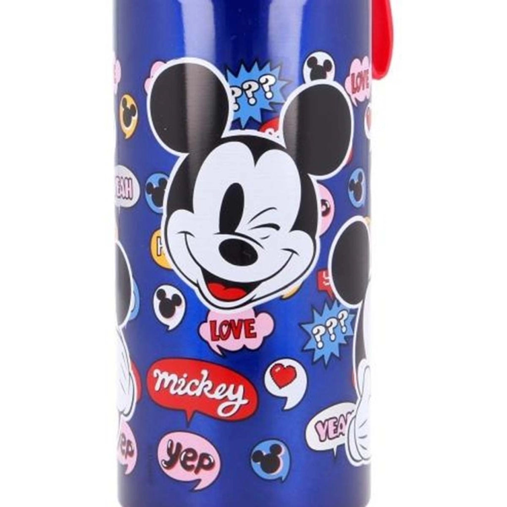 Borraccia per bambini in alluminio da 510 ml senza BPA Blu / Rosso Mickey Mouse