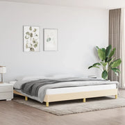 Giroletto senza Materasso Crema 200x200 cm in Tessuto 346847