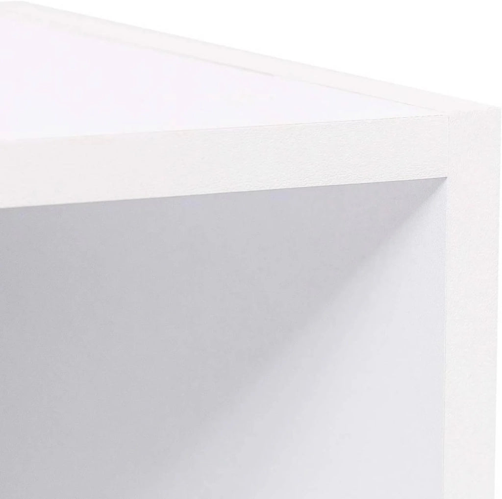Libreria/scaffale portaoggetti in MDF per ufficio soggiorno studio con 6 scomparti 158,4 cm bianco 19_0000210