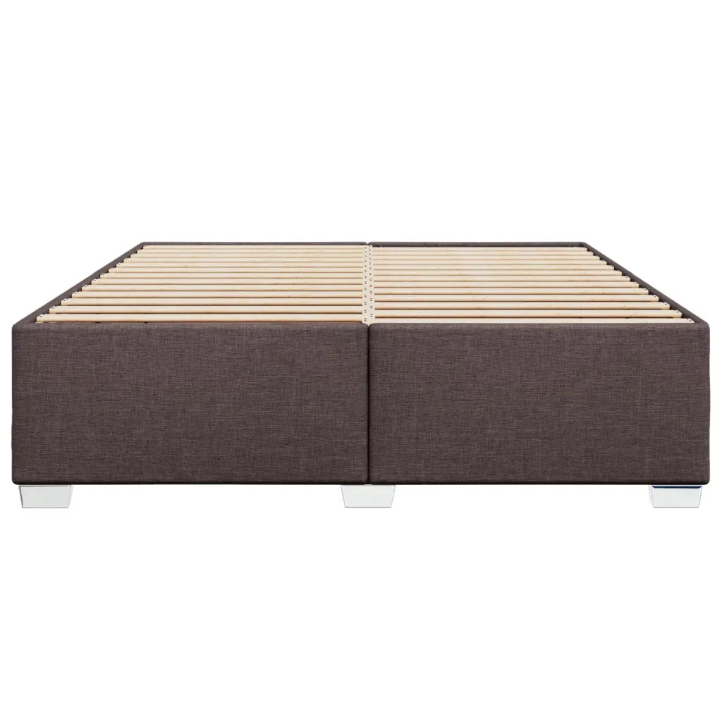Giroletto senza Materasso Marrone Scuro 180x200 cm Tessuto 3284495