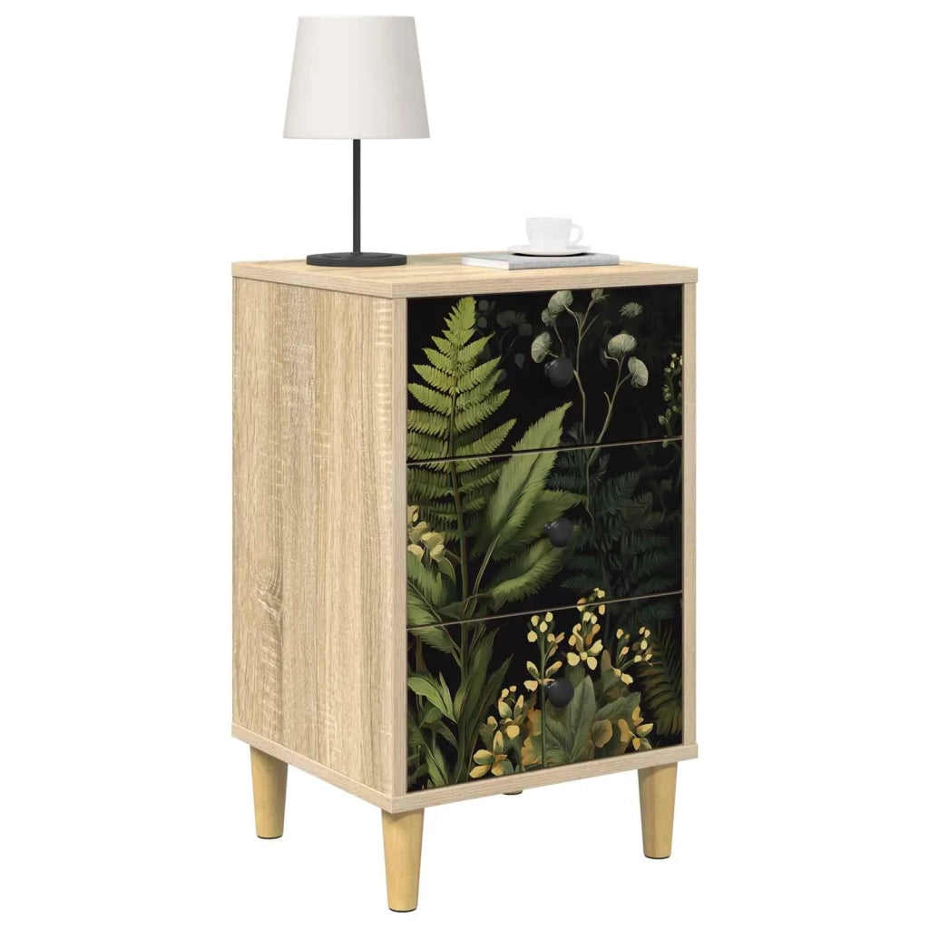 Armadio da Notte RHENEN 2 pz Rovere Sonoma 36 x 33 x 60 cm 8007270
