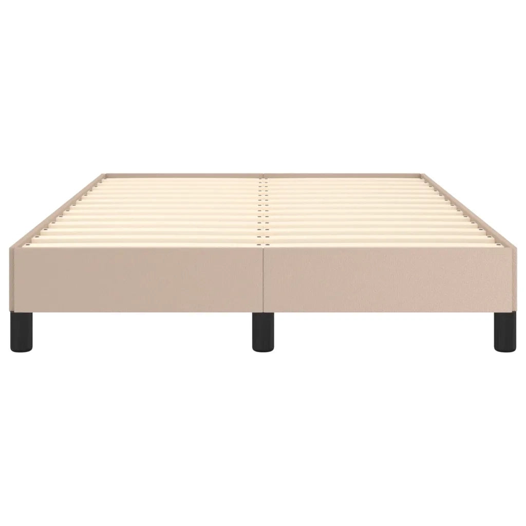vidaXL Giroletto senza Materasso Cappuccino 120x190 cm in Similpelle