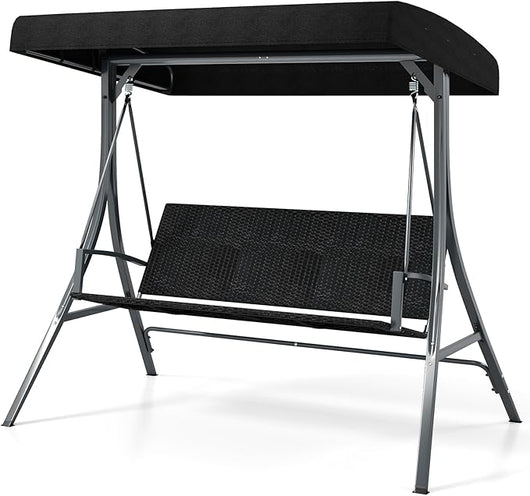 dondolo da giardino 3 posti dondolo giardino con schienale alyalena esterno in metallo altalena giardino con tettuccio regolabile sedile sospeso sedia sospeso sedia dondolo sospesa