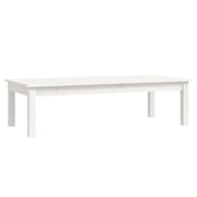 Tavolino da salotto | Tavolino da caff¨¨ | Tavolino da Soggiorno Bianco 110x50x30 cm Legno Massello di Pino