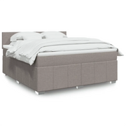 Giroletto a Molle con Materasso Tortora 180x200 cm in Tessuto 3287144