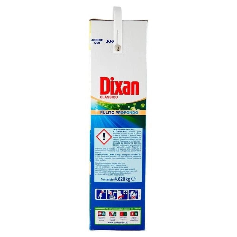 DIXAN FUSTONE LAVATRICE IN POLVERE 84 MISURINI CLASSICO 4.620 KG