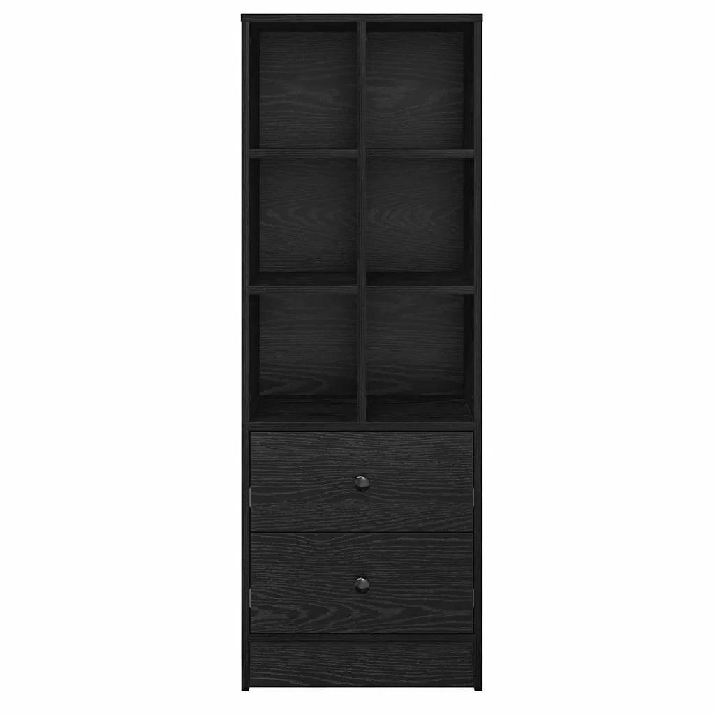 Credenza con Cassetto-Buffet-Armadio da cucina Rovere Nero 45,5 x 34 x 127 cm