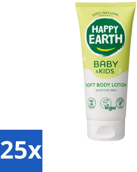 Balsamo per il corpo - 100% Naturale per Bambini e Ragazzi - 200 ml - Confezione in Lotti - 25 pezzi