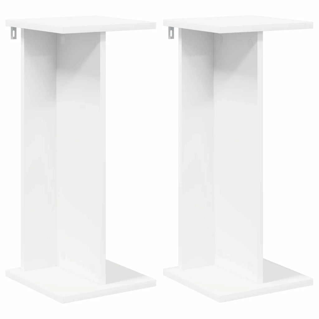 Supporto per piante 2 pz Bianco 25 x 25,5 x 60,5 cm 899659