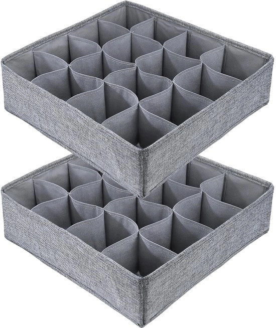 Sistema di organizzazione per armadio, 2-pack, grigio