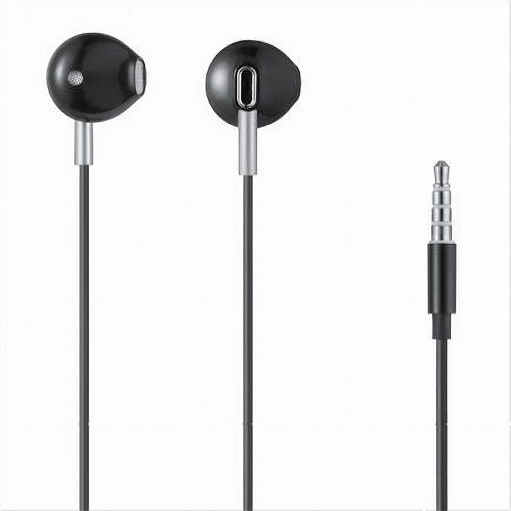 Trade Shop - Auricolari Cuffie In-ear Filo 1,2 Metri Connettore Aux 3,5mm Smartphone Au-9t009 -