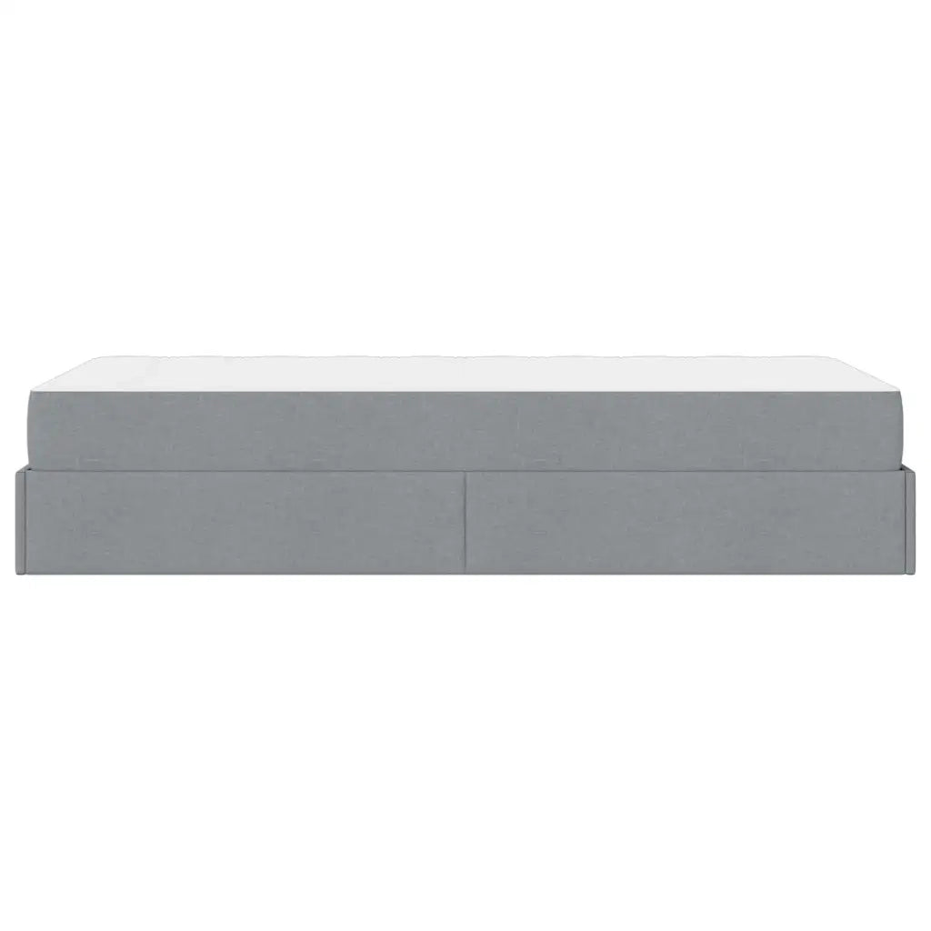 vidaXL Struttura del letto Grigio chiaro 80 x 200 cm Tessuto