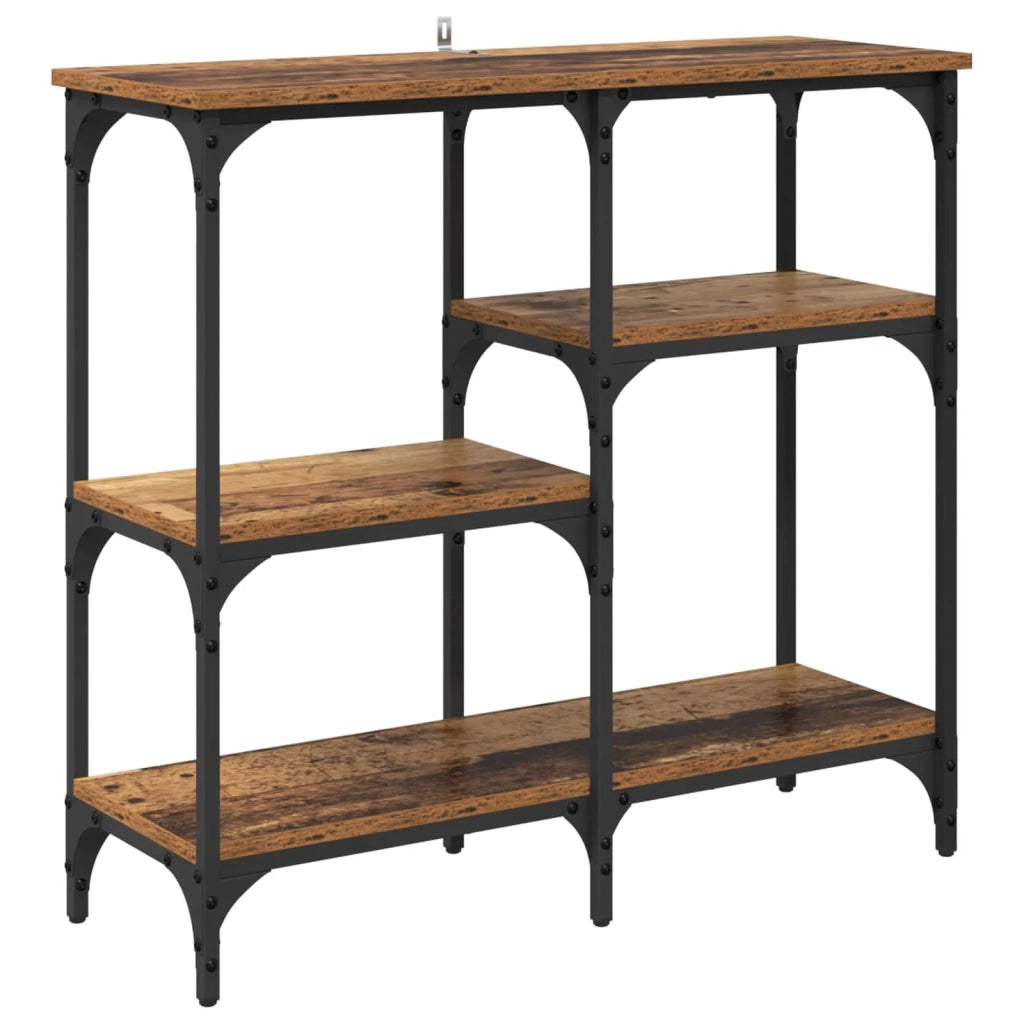 Tavolo consolle Legno vecchio 80 x 29 x 75 cm Legno multistrato