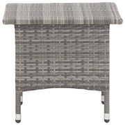 Tavolino da Giardino | Tavolino da T¨¨ Grigio 50x50x47 cm in Polyrattan