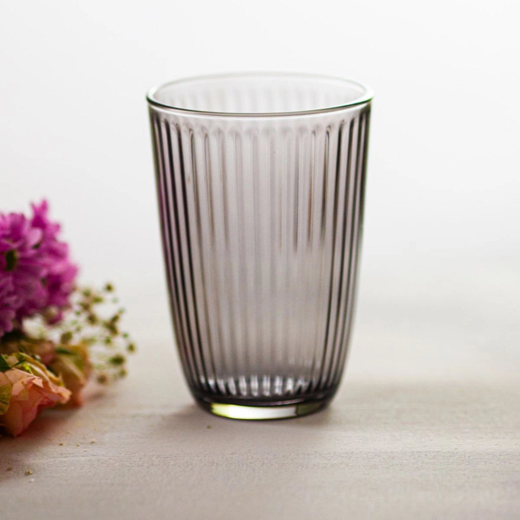 Nesomeno, Bicchieri set da 4 395 ml, Grigio Fume