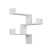 Mensola da parete in legno "Luksa" - 60 x 60 x 90 cm - Bianco